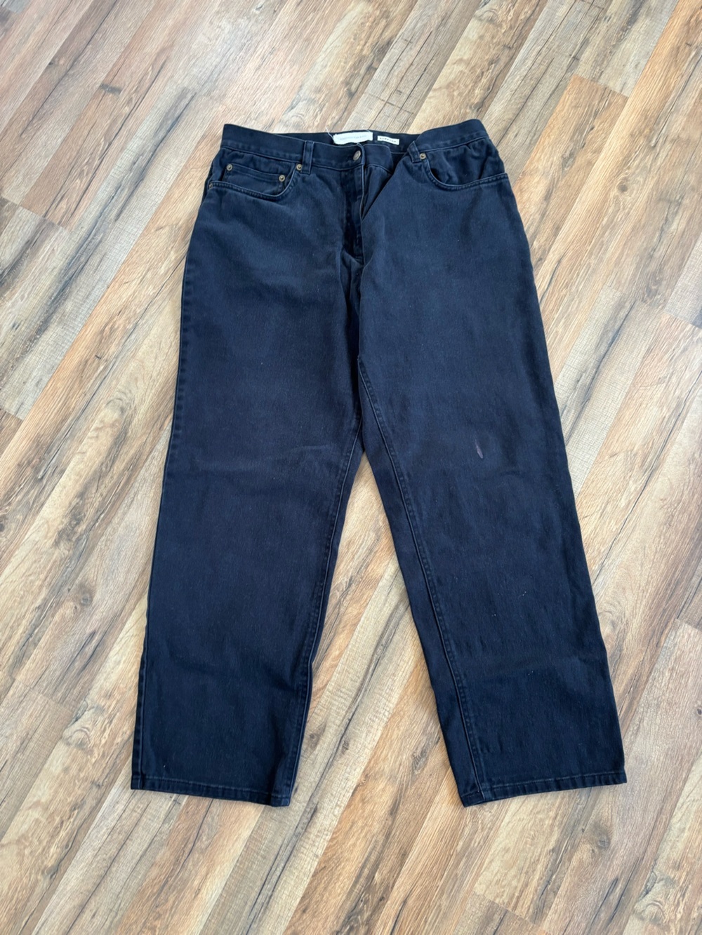 Jones New York Women's Black Boyfriend Jeans